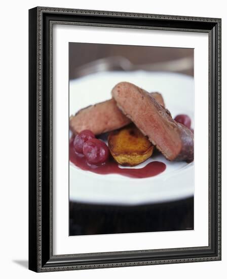 Fried Duck Breast with Cherries (France)-Jean Cazals-Framed Photographic Print