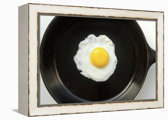 Fried Egg in a Cast Iron Skillet-Boch Photography-Framed Premier Image Canvas