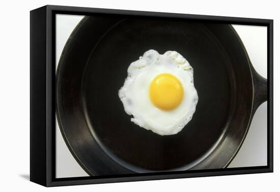 Fried Egg in a Cast Iron Skillet-Boch Photography-Framed Premier Image Canvas