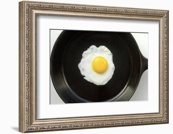 Fried Egg in a Cast Iron Skillet-Boch Photography-Framed Photographic Print