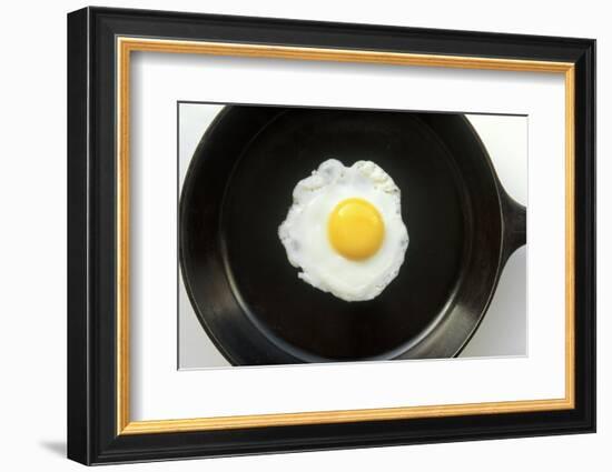 Fried Egg in a Cast Iron Skillet-Boch Photography-Framed Photographic Print