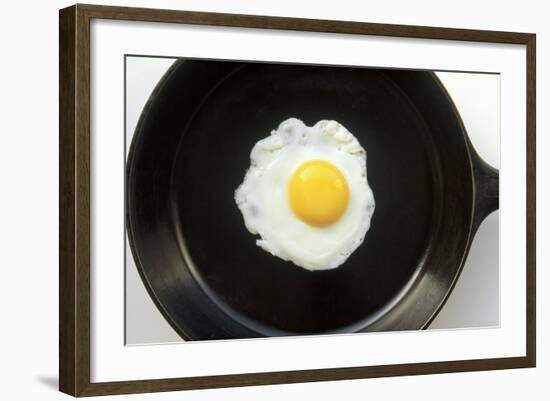 Fried Egg in a Cast Iron Skillet-Boch Photography-Framed Photographic Print