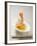 Fried Prawn with Dip on Slice of Lemon-null-Framed Photographic Print