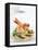 Fried Prawns on Potato, Asparagus and Ham Salad-Jo Kirchherr-Framed Premier Image Canvas