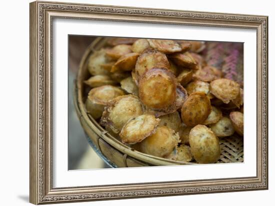 Fried Snacks, Yangon, Myanmar (Burma)-Merrill Images-Framed Photographic Print