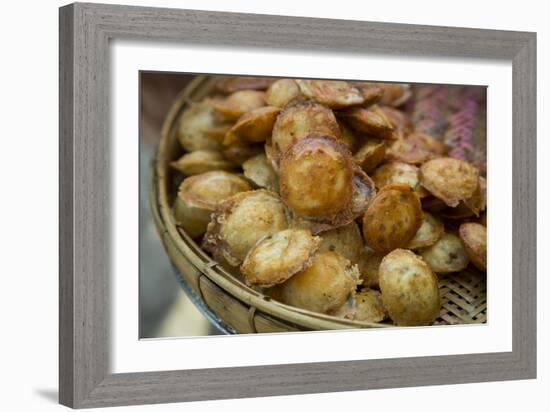 Fried Snacks, Yangon, Myanmar (Burma)-Merrill Images-Framed Photographic Print