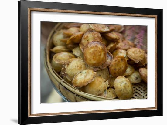 Fried Snacks, Yangon, Myanmar (Burma)-Merrill Images-Framed Photographic Print