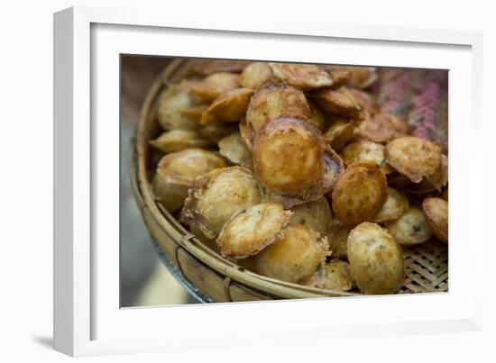 Fried Snacks, Yangon, Myanmar (Burma)-Merrill Images-Framed Photographic Print