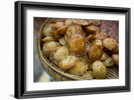 Fried Snacks, Yangon, Myanmar (Burma)-Merrill Images-Framed Photographic Print