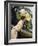 Frieda, the Artist's Wife, Leaning over the Balcony-Leo Putz-Framed Giclee Print