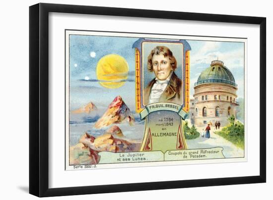 Friedrich Bessel, German Astronomer and Mathematician-null-Framed Giclee Print