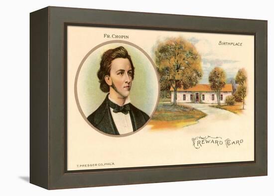 Friedrich Chopin and Birthplace-null-Framed Stretched Canvas