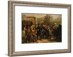 'Friedrich der Große auf-Adolph Friedrich Erdmann von Menzel-Framed Giclee Print