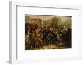 'Friedrich der Große auf-Adolph Friedrich Erdmann von Menzel-Framed Giclee Print