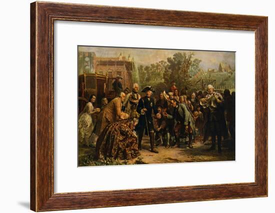 'Friedrich der Große auf-Adolph Friedrich Erdmann von Menzel-Framed Giclee Print