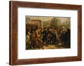 'Friedrich der Große auf-Adolph Friedrich Erdmann von Menzel-Framed Giclee Print