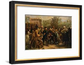 'Friedrich der Große auf-Adolph Friedrich Erdmann von Menzel-Framed Giclee Print