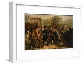 'Friedrich der Große auf-Adolph Friedrich Erdmann von Menzel-Framed Giclee Print