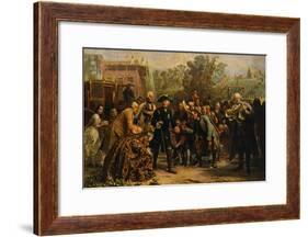 'Friedrich der Große auf-Adolph Friedrich Erdmann von Menzel-Framed Giclee Print