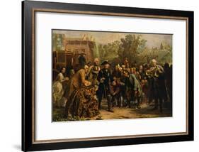 'Friedrich der Große auf-Adolph Friedrich Erdmann von Menzel-Framed Giclee Print