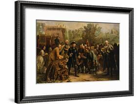 'Friedrich der Große auf-Adolph Friedrich Erdmann von Menzel-Framed Giclee Print