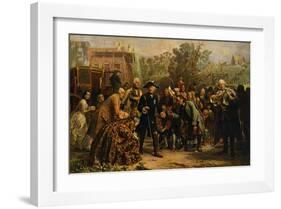 'Friedrich der Große auf-Adolph Friedrich Erdmann von Menzel-Framed Giclee Print