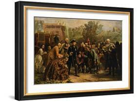 'Friedrich der Große auf-Adolph Friedrich Erdmann von Menzel-Framed Giclee Print