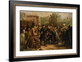 'Friedrich der Große auf-Adolph Friedrich Erdmann von Menzel-Framed Giclee Print
