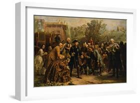 'Friedrich der Große auf-Adolph Friedrich Erdmann von Menzel-Framed Giclee Print