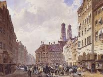 Marienplatz, Munich-Friedrich Eibner-Framed Premier Image Canvas