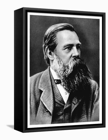 Friedrich Engels, German Socialist and Collaborator and Supporter of Karl Marx, 1879-null-Framed Premier Image Canvas