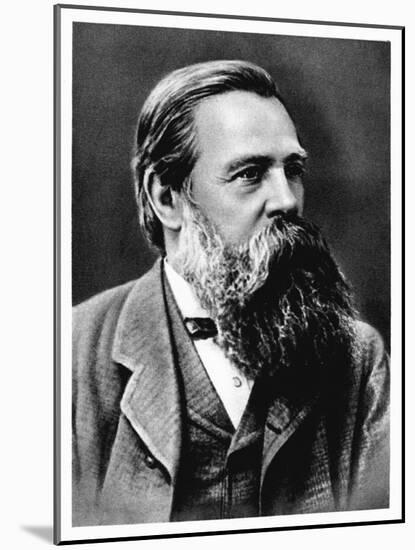 Friedrich Engels, German Socialist and Collaborator and Supporter of Karl Marx, 1879-null-Mounted Giclee Print