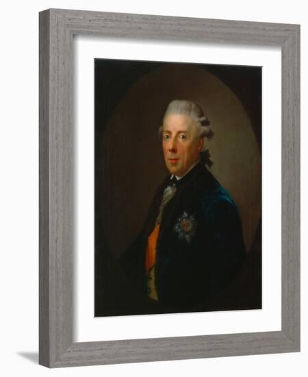 Friedrich Heinrich Ludwig, Prince of Prussia, after 1785-Anton Graff-Framed Giclee Print