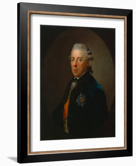 Friedrich Heinrich Ludwig, Prince of Prussia, after 1785-Anton Graff-Framed Giclee Print