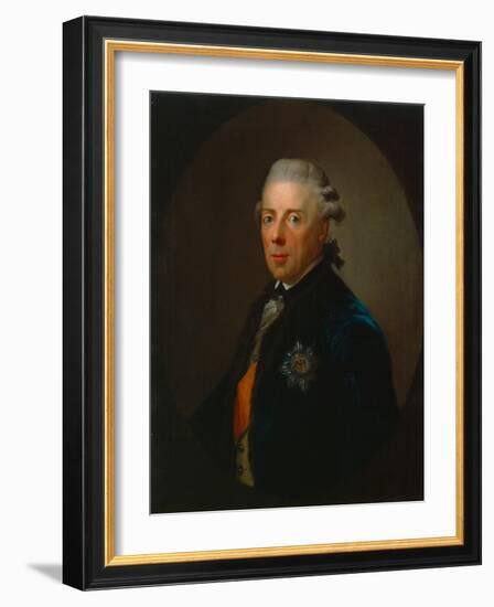 Friedrich Heinrich Ludwig, Prince of Prussia, after 1785-Anton Graff-Framed Giclee Print