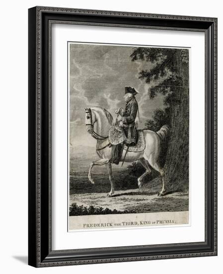 Friedrich II on Horse-Daniel Chodowiecki-Framed Art Print