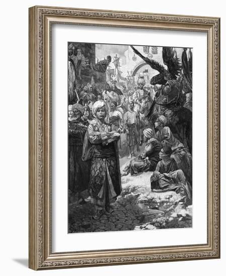 Friedrich in Jerusalem-Alphonse Mucha-Framed Art Print