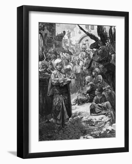 Friedrich in Jerusalem-Alphonse Mucha-Framed Art Print