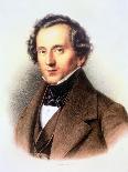 Portrait of Felix Mendelssohn-Friedrich Jentzen-Mounted Giclee Print