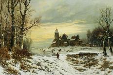 The Shortening Winter's Day Is Near a Close-Friedrich Joseph Nicolai Heyendahl-Giclee Print