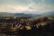 Charge of the English Light Brigade at the Battle of Balaclava on 25 October 1854, 19th Century-Friedrich Kaiser-Giclee Print