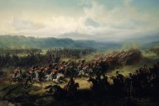 Charge of the English Light Brigade at the Battle of Balaclava on 25 October 1854, 19th Century-Friedrich Kaiser-Framed Giclee Print