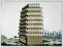 Tower of Demetrius Poliorcetes during the Siege of Rhodes in 305 BC, (1842)-Friedrich Martin von Reibisch-Framed Giclee Print