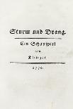 Title Page from Sturm Und Drang, 1776-Friedrich Maximilian Klinger-Framed Giclee Print