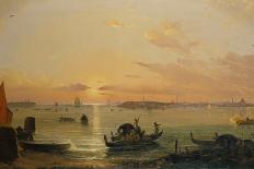 Venice Seen from the Lido-Friedrich Nerly-Framed Giclee Print