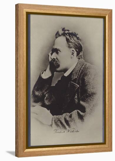 Friedrich Nietzche (1844-1900), German Philosopher and Writer-null-Framed Premier Image Canvas