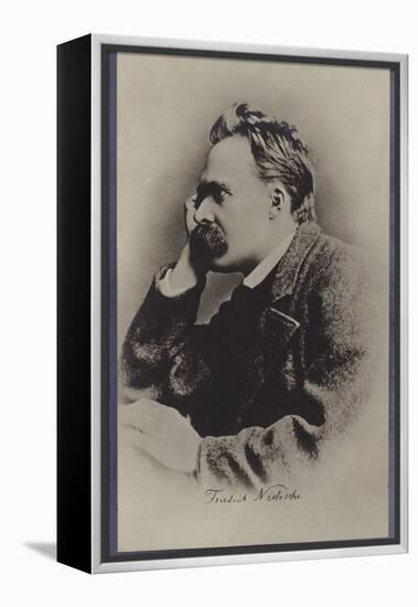 Friedrich Nietzche (1844-1900), German Philosopher and Writer-null-Framed Premier Image Canvas