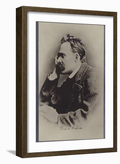 Friedrich Nietzche (1844-1900), German Philosopher and Writer-null-Framed Photographic Print