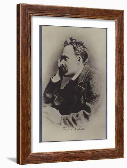 Friedrich Nietzche (1844-1900), German Philosopher and Writer-null-Framed Photographic Print