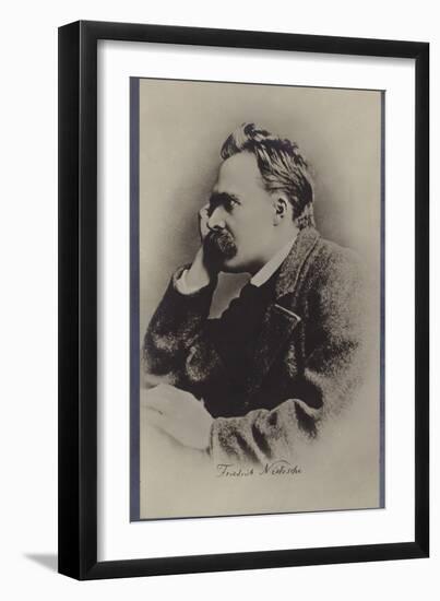 Friedrich Nietzche (1844-1900), German Philosopher and Writer-null-Framed Photographic Print